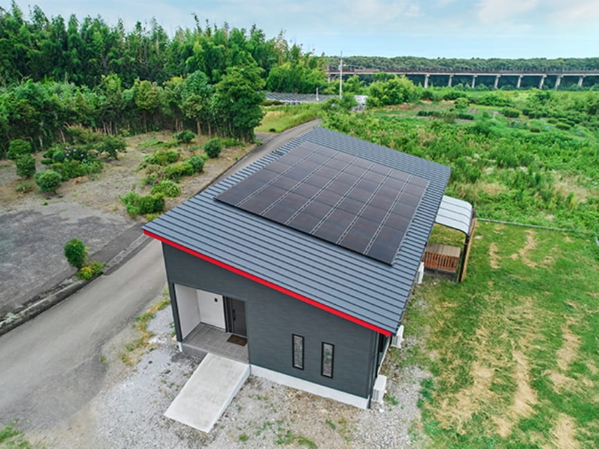 ソーラーフロンティアの太陽光発電システムを活用したお家の画像